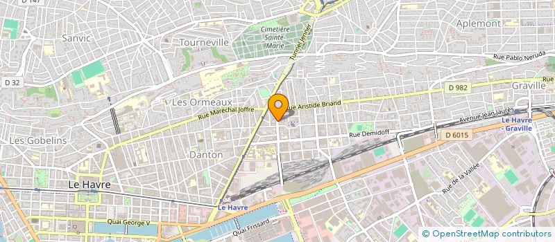 localisation de l'entreprise LE 98 SAUNA à LE HAVRE