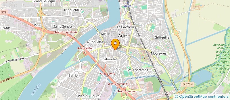 localisation de l'entreprise LE ALADDIN à ARLES