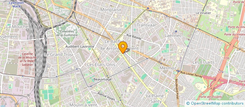 localisation de l'entreprise LE AM CLUB TOUT PERMIS  LYON