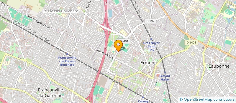 localisation de l'entreprise LE-AMBRE à ERMONT