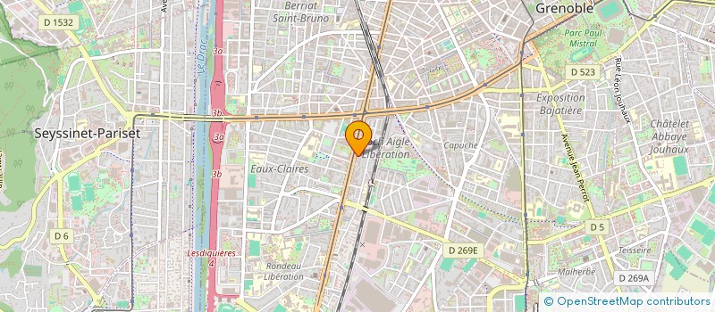 localisation de l'entreprise LE ANGKOR  GRENOBLE