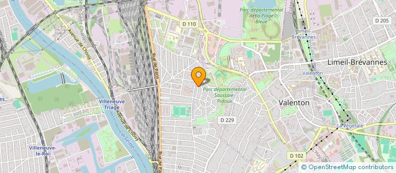 localisation de l'entreprise LE ANH-VIET LOUIS  VILLENEUVE-SAINT-GEORGES