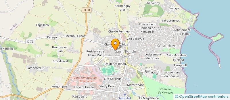 localisation de l'entreprise LE-ANN  SAINT-POL-DE-LEON