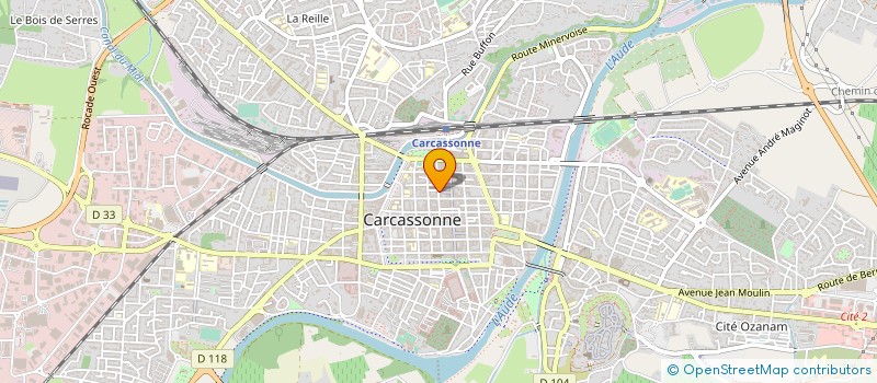 localisation de l'entreprise LE (B) à CARCASSONNE