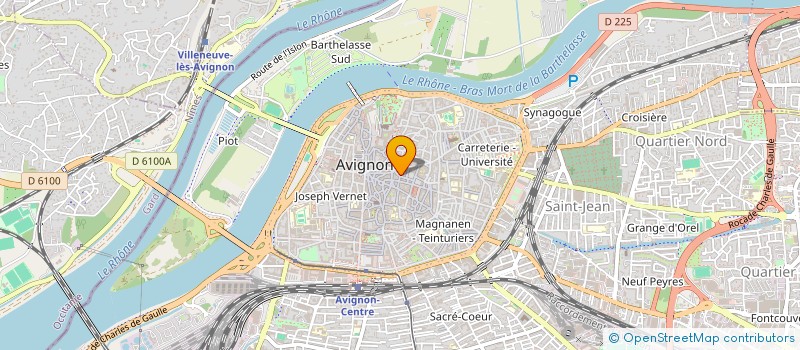 localisation de l'entreprise LE B à AVIGNON