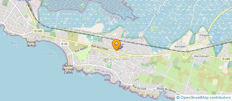 localisation de l'entreprise LE B.A. D'ALBAN à BATZ-SUR-MER