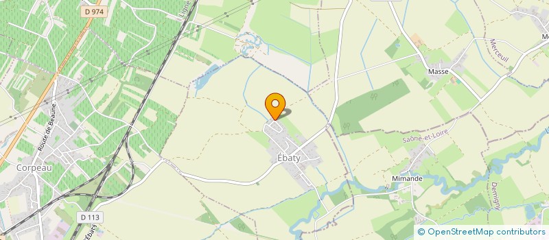 localisation de l'entreprise LE B.O  EBATY