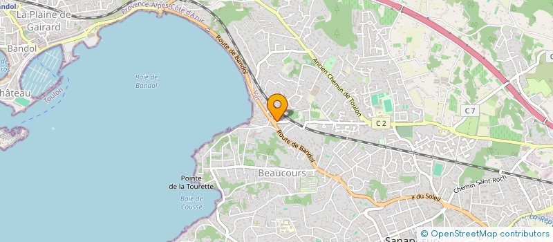 localisation de l'entreprise LE BAAN THAI à SANARY-SUR-MER