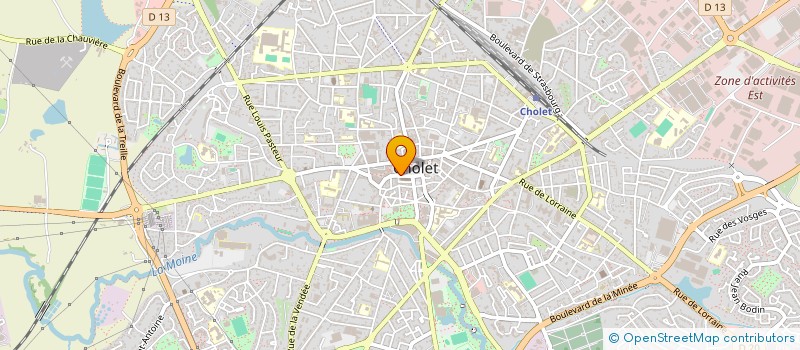localisation de l'entreprise LE BABA à CHOLET