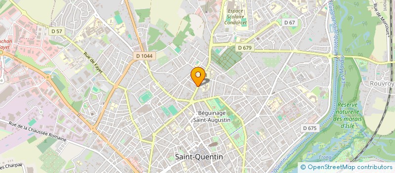 localisation de l'entreprise LE BABEK.R à SAINT-QUENTIN
