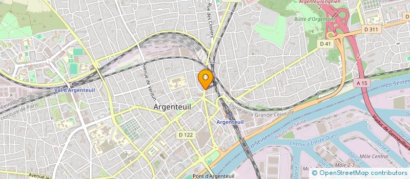 localisation de l'entreprise LE BABORD  ARGENTEUIL