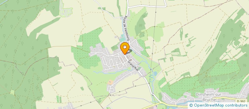 localisation de l'entreprise LE BABY-FOOT ASSOCIATIF DU BAS-RHIN  LE BAB  HNHEIM