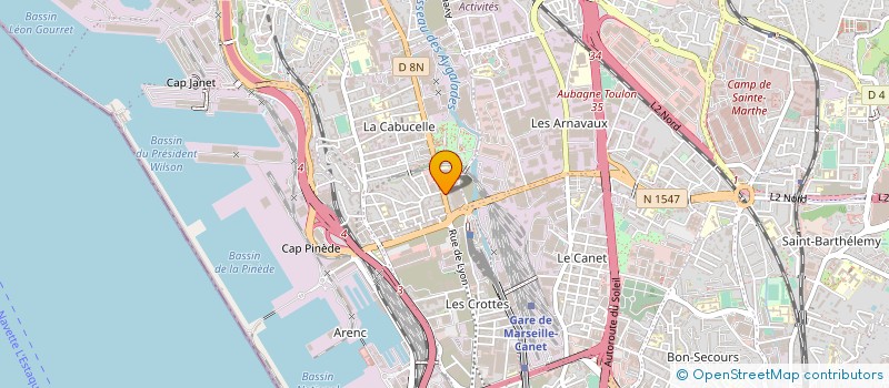 localisation de l'entreprise LE BABYLONE CAFE à MARSEILLE