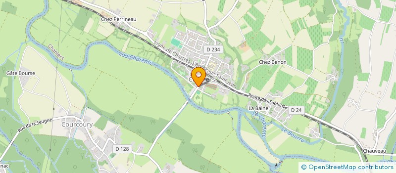 localisation de l'entreprise LE BACATHE  CHANIERS