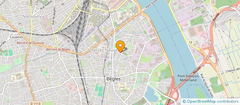 localisation de l'entreprise LE BACCARA à BEGLES