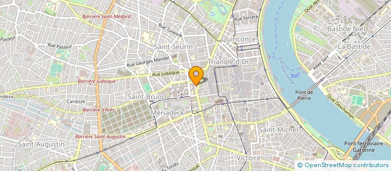 localisation de l'entreprise LE BACCARAT à BORDEAUX