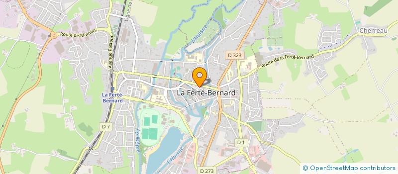 localisation de l'entreprise LE BACCHUS à LA FERTE-BERNARD