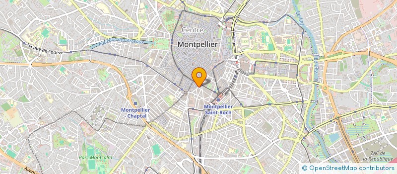 localisation de l'entreprise LE BACCHUS DE LAISSAC à MONTPELLIER