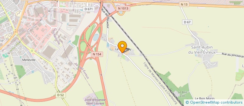 localisation de l'entreprise LE BACHISTE  LE VIEIL-EVREUX