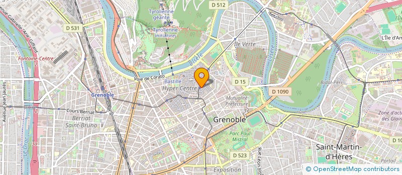 localisation de l'entreprise LE BACKSTAGE  GRENOBLE