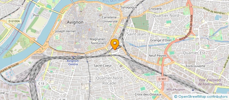 localisation de l'entreprise LE BADAFFIER  AVIGNON