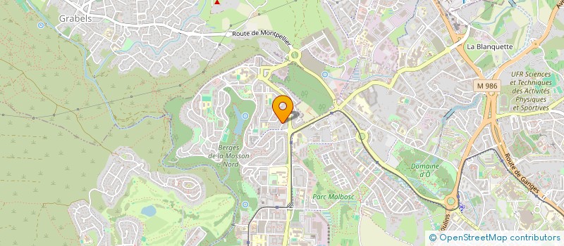 localisation de l'entreprise LE BADAME  MONTPELLIER