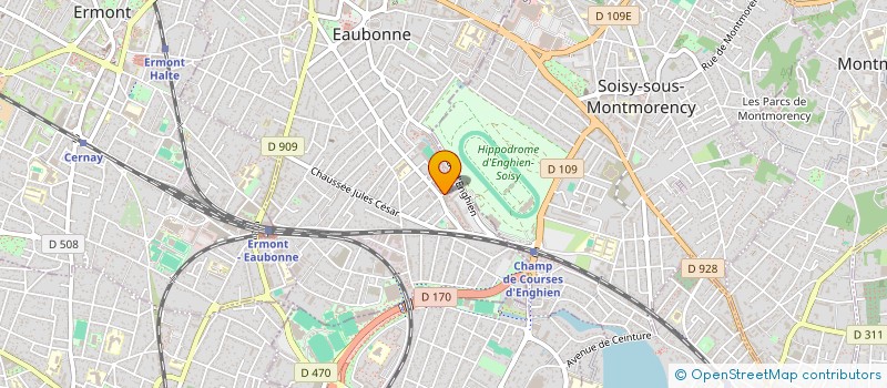 localisation de l'entreprise LE BADGE INDUSTRIEL à EAUBONNE