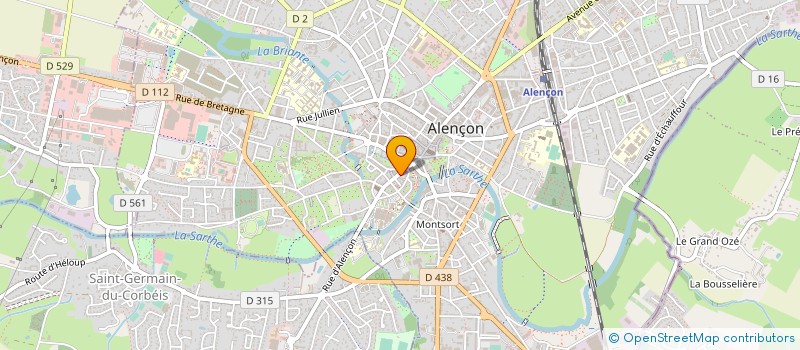 localisation de l'entreprise LE BADIANE à ALENCON