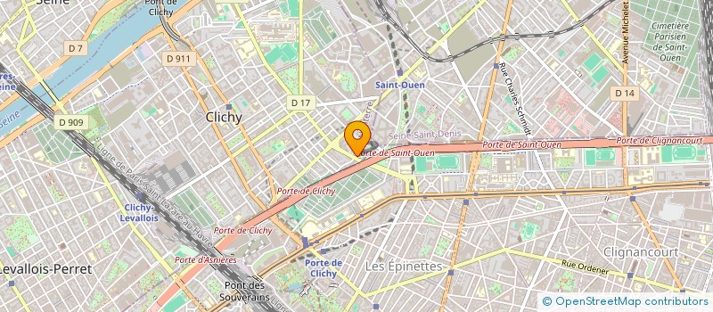 localisation de l'entreprise LE BAGEL QUI ROULE à CLICHY