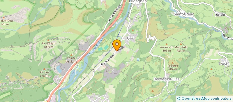 localisation de l'entreprise LE BAGNESTOU  GER