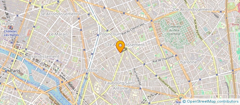 localisation de l'entreprise LE BAGUIER  PARIS