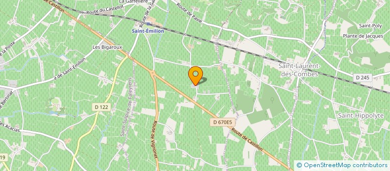 localisation de l'entreprise LE BAIL  SAINT-EMILION