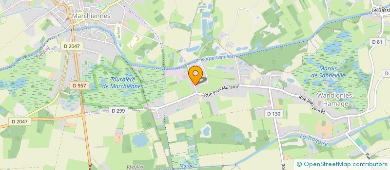 localisation de l'entreprise LE BAIL  WANDIGNIES-HAMAGE