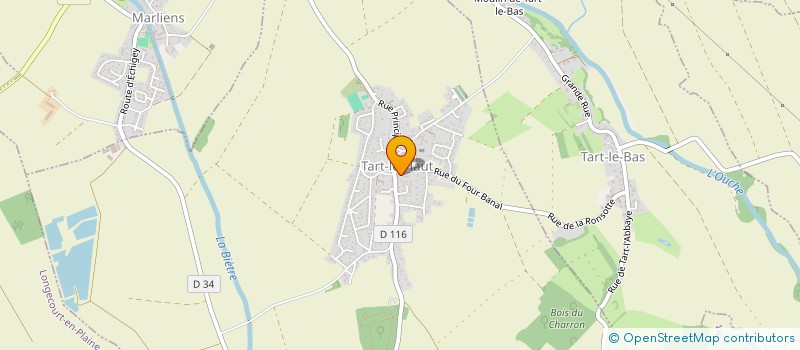 localisation de l'entreprise LE BAIL  MAGNY-MONTARLOT