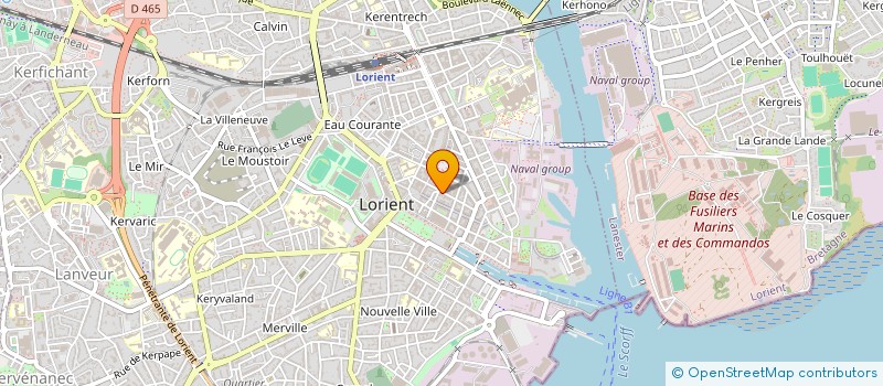 localisation de l'entreprise LE BAIL LAETITIA à LORIENT