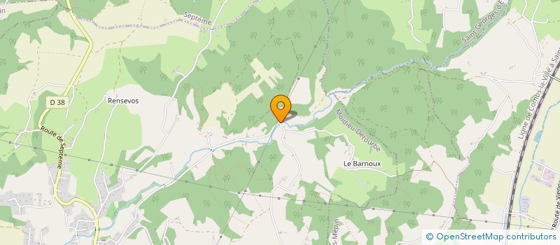 localisation de l'entreprise LE BAILLY  MOIDIEU-DETOURBE