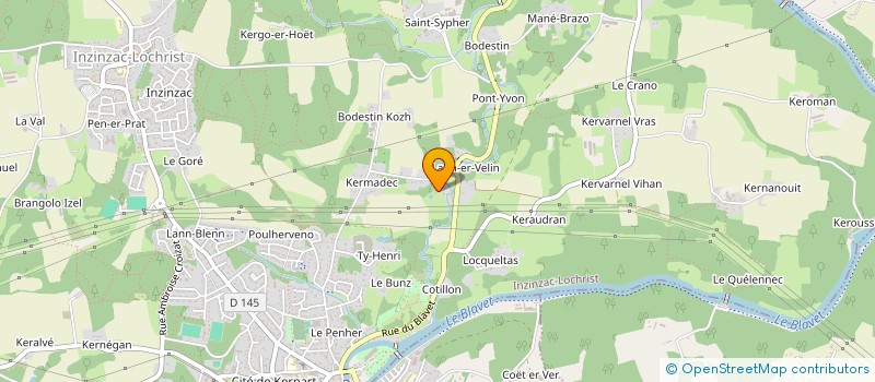 localisation de l'entreprise LE BAIN DU NORD  INZINZAC-LOCHRIST