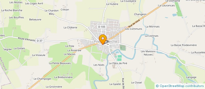 localisation de l'entreprise LE BAIONA  BRIE