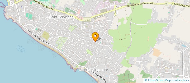 localisation de l'entreprise LE BAKOUA  SAINT-NAZAIRE