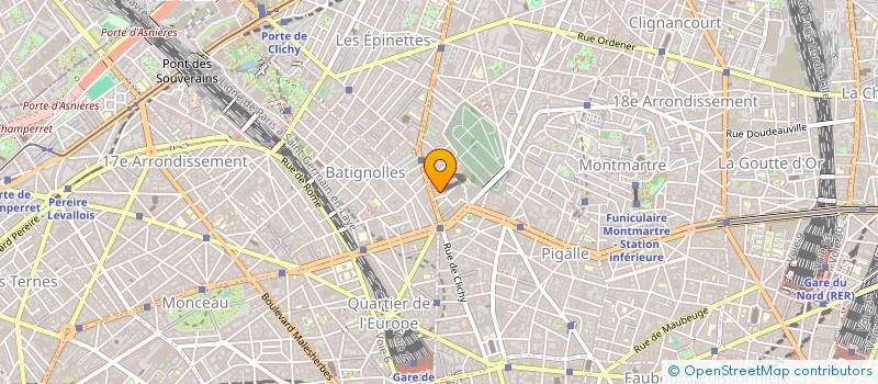 localisation de l'entreprise LE BAL  PARIS