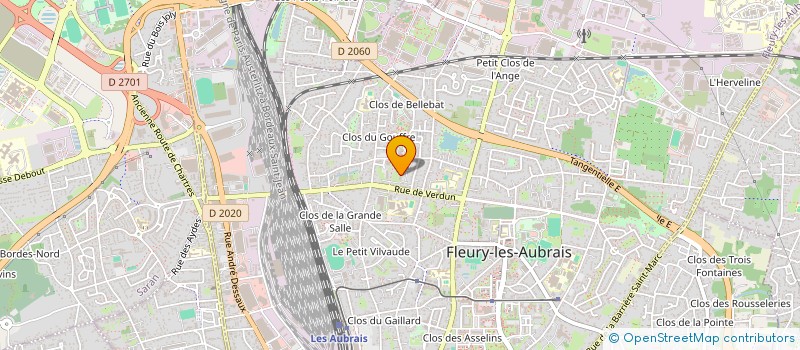 localisation de l'entreprise LE BAL DES AIRS  FLEURY-LES-AUBRAIS