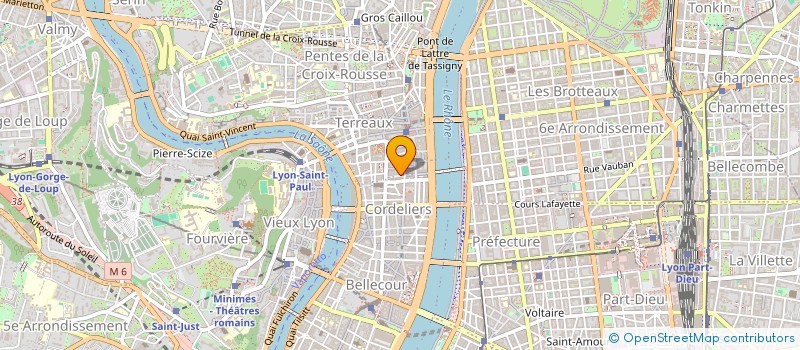 localisation de l'entreprise LE BAL DES ARDENTS à LYON