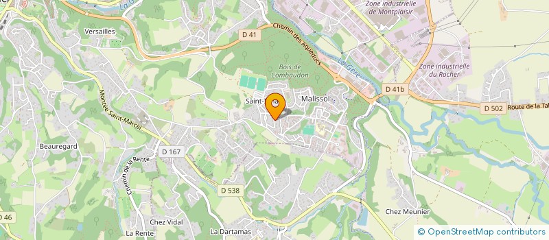 localisation de l'entreprise LE BAL DES CIGOGNES  VIENNE