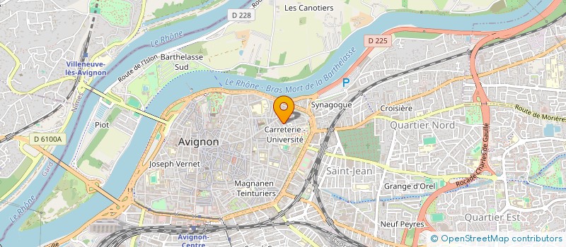 localisation de l'entreprise LE BAL DES PAS AMOUREUX  AVIGNON