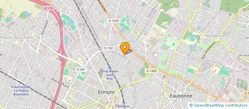localisation de l'entreprise LE BAL ENCHANTE à EAUBONNE