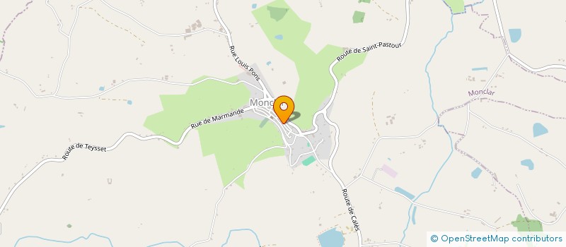 localisation de l'entreprise LE BALADIN  MONCLAR