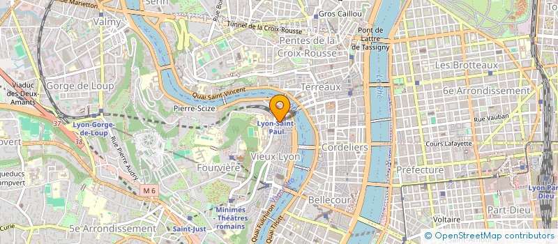 localisation de l'entreprise LE BALADIN à LYON