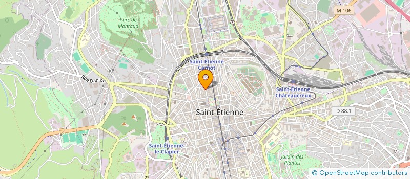 localisation de l'entreprise LE BALAFON à SAINT-ETIENNE