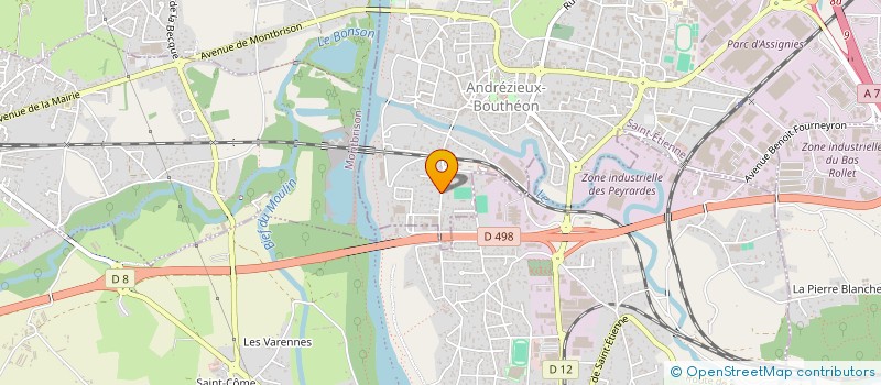 localisation de l'entreprise LE BALAFRAY  ANDREZIEUX-BOUTHEON