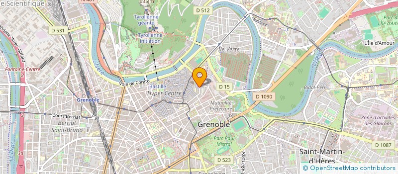 localisation de l'entreprise LE BALAI DE TREFLE à GRENOBLE